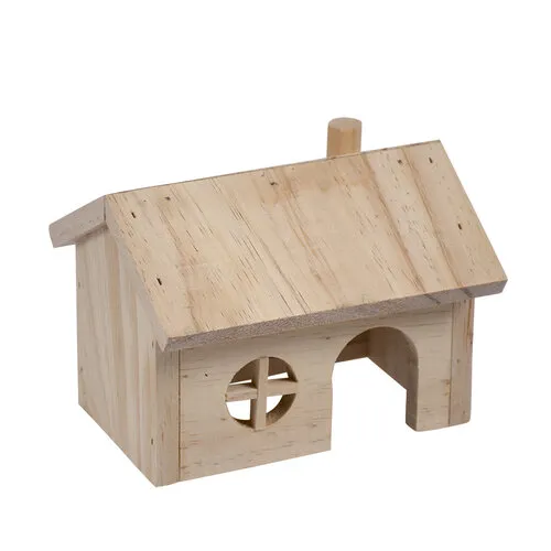 Duvo+ Knaagdieren houten lodge zadeldak