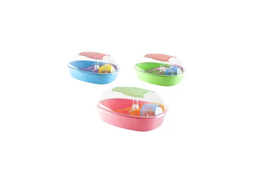 Duvo+ Hamsterkooi Cleo gemengde kleuren