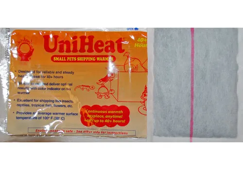 Heatpack(s) bij de verzending gebruiken