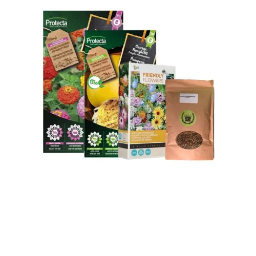 Bloemen en moestuinzaden