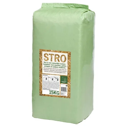 HM Stro baal 15 kg voor bodembedekking en ruwvoer