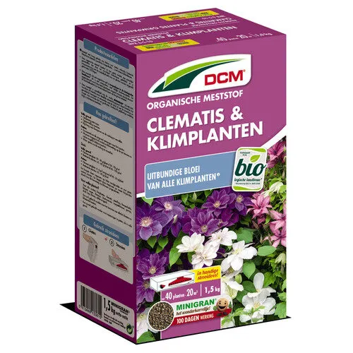 DCM Meststof voor clematis en klimplanten