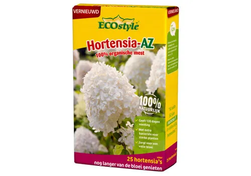 ECOstyle Hortensia-AZ+ - organische mest voor gezonde en bloeiende hortensiaâ€™s