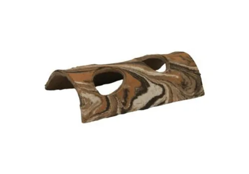 CeramicNature Half-Log keramische schuilplaats aquarium en terrarium