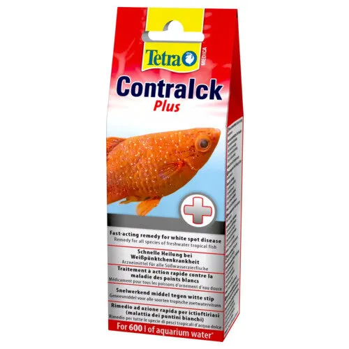 Tetra Tetra Medica ContraIck Plus 20 ml | Behandeling tegen witte stip, huid- en kieuwparasieten bij aquariumvissen