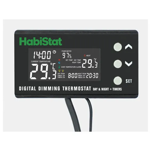 HabiStat Digitale dimthermostaat 600W dag|nacht met timer