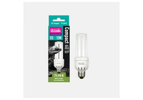 Arcadia D3 Compact UVB lamp 7% 13W