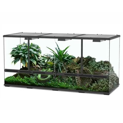 TerrAtlantis Terrarium 132 x 45 x 60CM zwart
