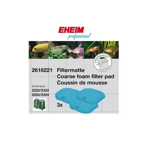 Eheim Schuimstof Filtermat Blauw Voor 2222/2224-2322/2324 3 Stuks
