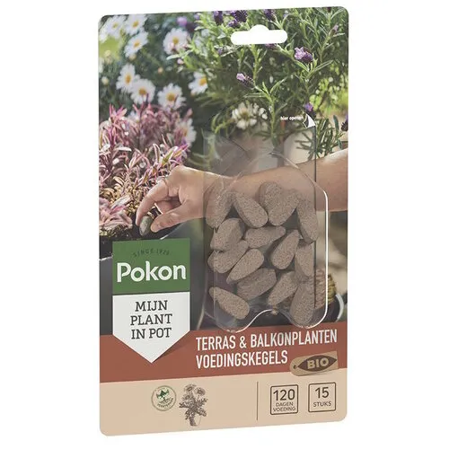 Pokon Bio terras en balkon planten voedingskegels