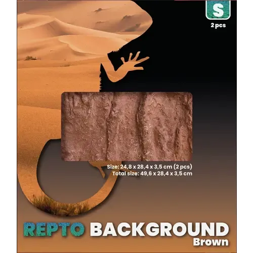 Repto Background Brown terrarium achterwand woestijn