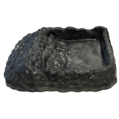 Repto Tortoise Dish Grey X-Large voer- en drinkschaal