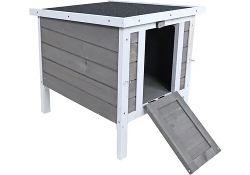 De Boon Nachthok bouwpakket grijs/wit | 42x52x48 cm