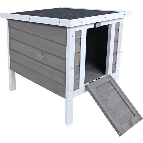 De Boon Nachthok bouwpakket grijs/wit | 42x52x48 cm