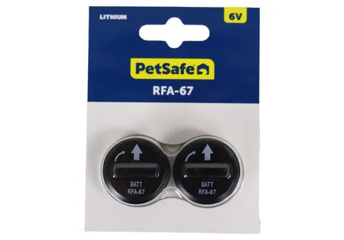Petsafe Lithium batterij 6 Volt 2-pack (RFA-67D)