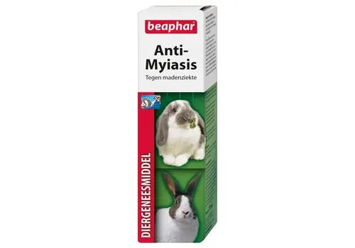 Beaphar Anti-Myiasis Spray 75 ml | Tegen madenziekte bij konijnen en cavia's