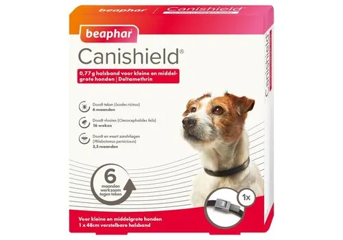 Beaphar Canishield Vlooien- en Tekenband voor Honden
