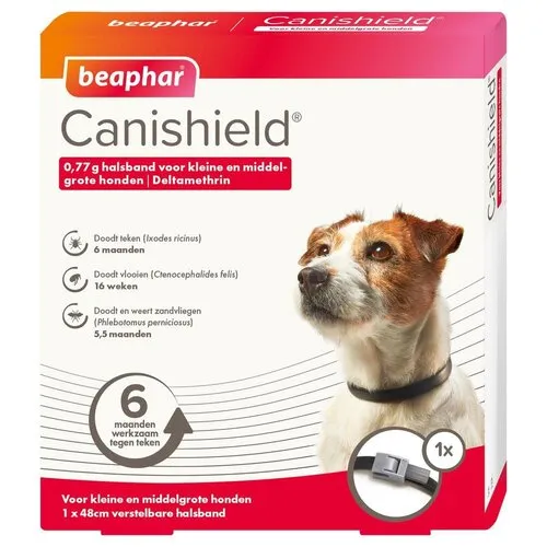 Beaphar Canishield Vlooien- en Tekenband voor Honden