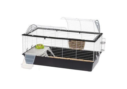 Ferplast Konijnenkooi Casita 120 zwart/wit