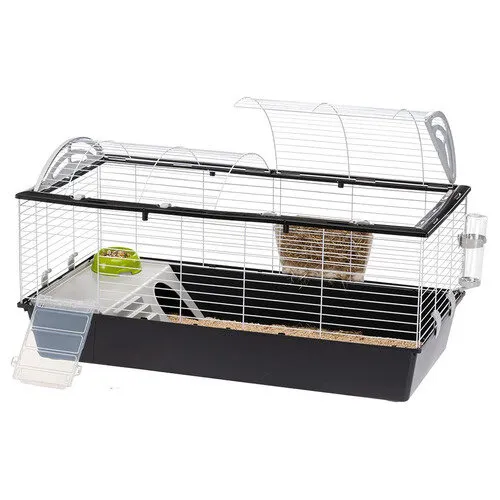 Ferplast Konijnenkooi Casita 120 zwart/wit