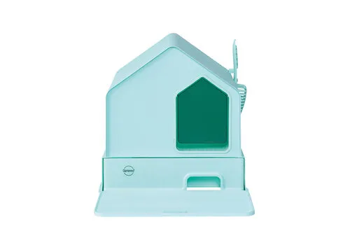 Quapas! Kattenbakhuis mintgroen