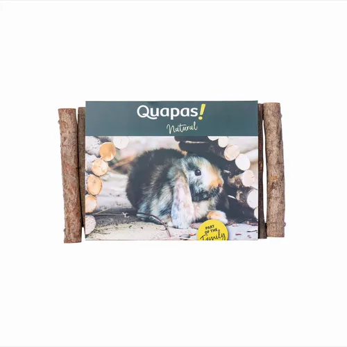 Quapas! Houten brug voor konijn en knaagdier