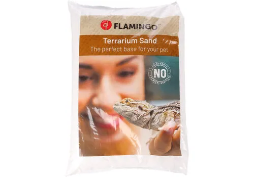 Flamingo Terrariumzand Glacier Wit 4KG
