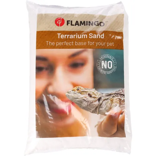 Flamingo Terrariumzand Glacier Wit 4KG