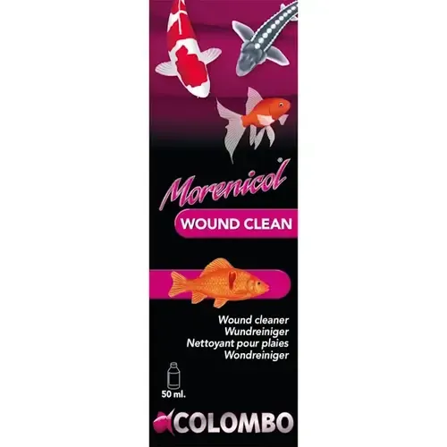 Colombo Wondreiniger voor koi en vijvervissen 50 ml | Reinigt huidwonden en beschadigingen | Met waterstofperoxide