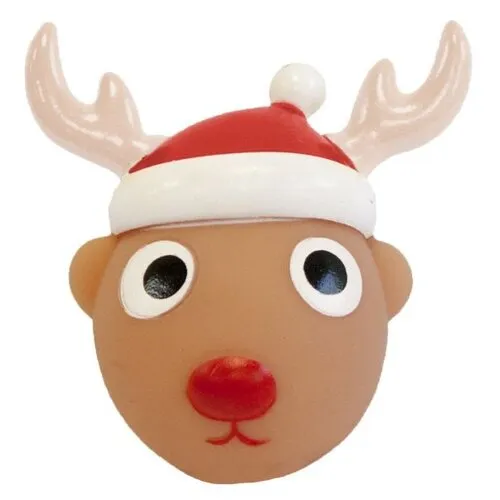 Petbrands Festive Worst Vinyl met piep 9 cm Petbrands Festive Worst Vinyl met piep 9 cm