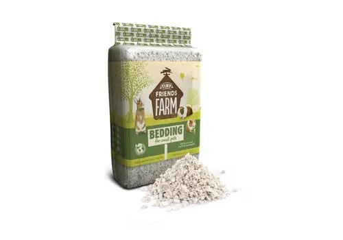 Tiny Friends Farm Eco papier bodembedekking 15 liter kersenrood