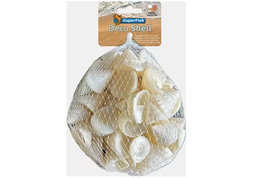 SuperFish Deco Schelp Spiraal Wit 200 Gram SuperFish Deco Schelp Spiraal Wit 200 Gram