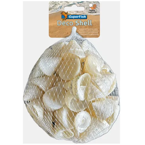 SuperFish Deco Schelp Spiraal Wit 200 Gram SuperFish Deco Schelp Spiraal Wit 200 Gram