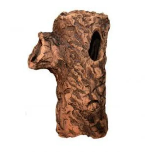 CeramicNature Log met boughs keramische schuilplaats