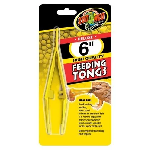 Zoo Med Feeding Tongs kunststof voerpincet voor terrariumdieren