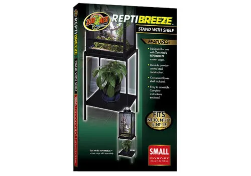 Zoo Med ReptiBreeze terrarium standaard met opbergplank