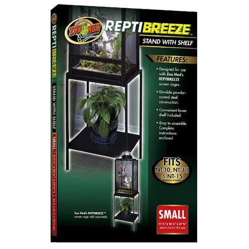 Zoo Med ReptiBreeze terrarium standaard met opbergplank