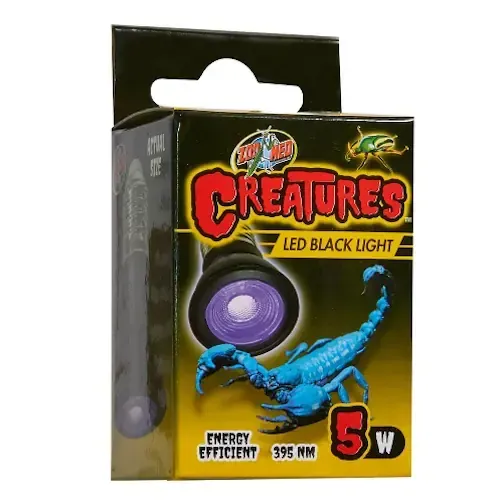 Zoo Med LED black light 5W voor nachtactieve terrariumdieren