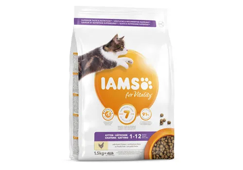 Iams For Vitality Kitten Chicken