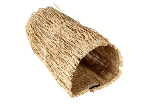 Duvo+ Linnen speeltunnel met gras Beige