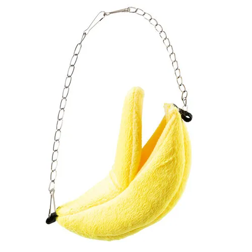 Duvo+ Bananenhuis pluche geel