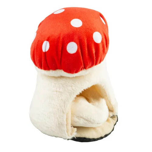 Duvo+ Paddenstoelhuisje pluche rood wit