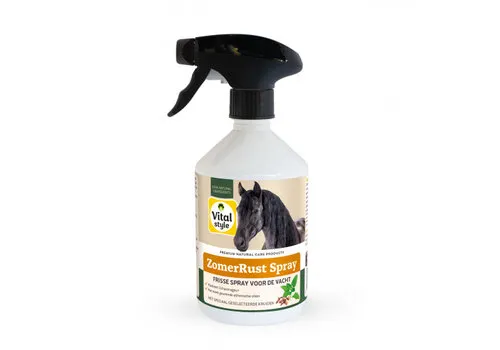 VITALstyle ZomerRust Spray - frisse vachtspray voor paarden