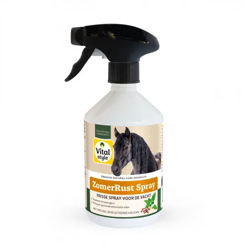 VITALstyle ZomerRust Spray - frisse vachtspray voor paarden