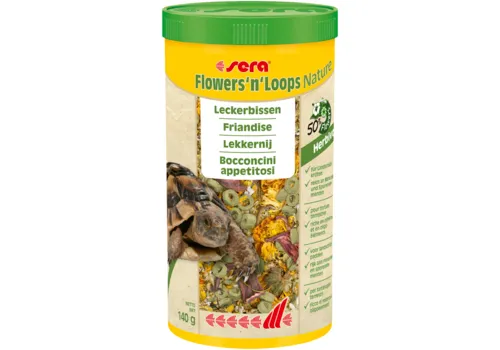 Sera Tortoise Flower And Loops Snack 1000ML