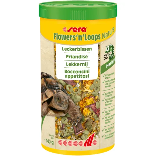 Sera Tortoise Flower And Loops Snack 1000ML