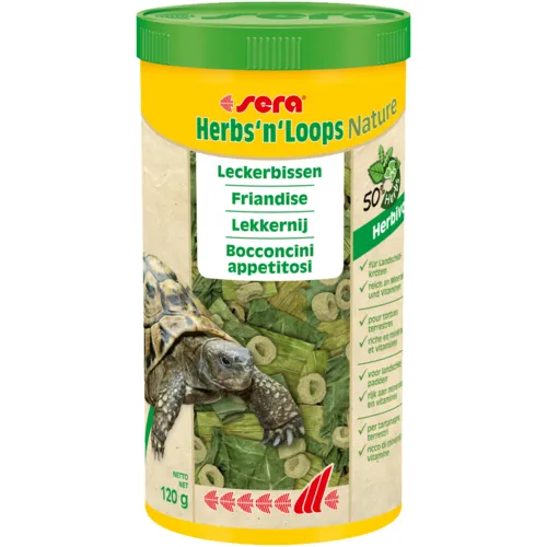 Sera Tortoise Herbs And Loops Snack 1000ML