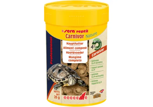 Sera Reptil Professional Carnivor Nature reptielenvoer voor waterschildpadden