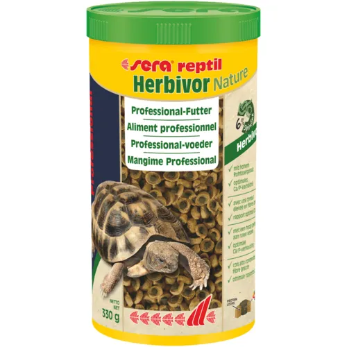 Sera Tortoise Adult Herbivore Duo Pellets