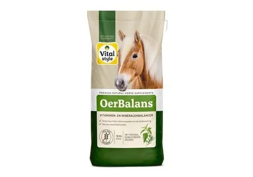 VITALstyle OerBalans 18 kg - complete vitaminen- en mineralenbalancer voor paarden VITALstyle OerBalans 18 kg - complete vitaminen- en mineralenbalancer voor paarden